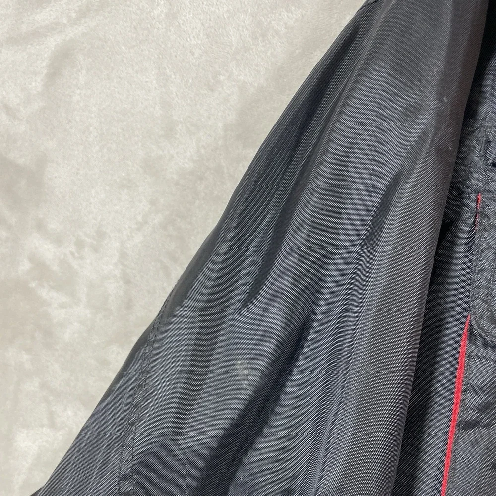 Vtg Snap-on Tool Jacket Men XL Utility Cargo Mechanic Bomber Biker Nylon Y2K 90s